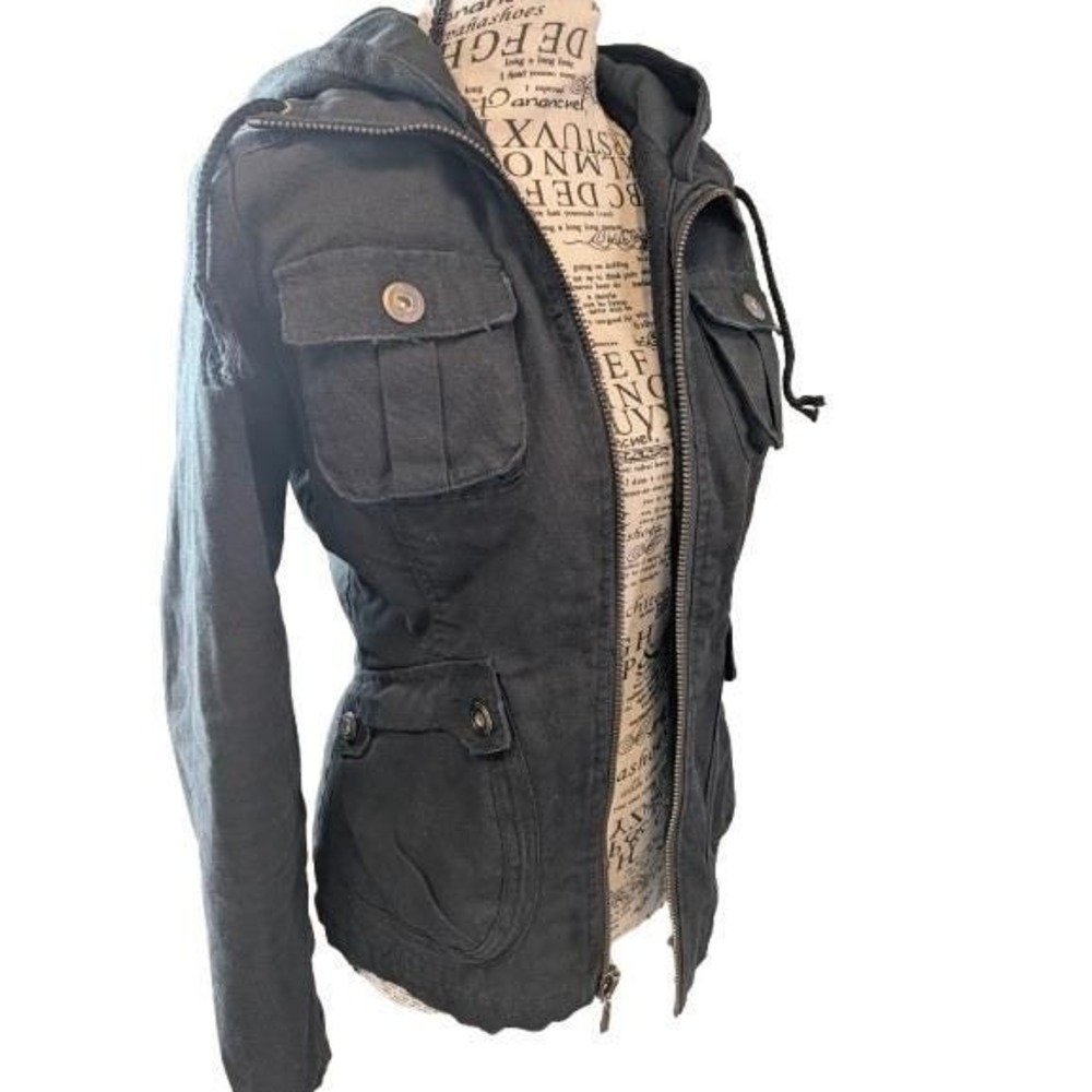 Rare BB Dakota Bella Swan Twilight Utility Jacket Grunge Fairycore Cotton Medium